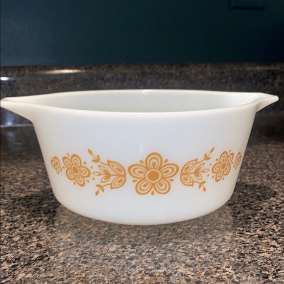 Pyrex 474 B 1 1/2 qt. Vintage Floral Pattern Mixing Bowl Made in USA - Picture 5 of 15